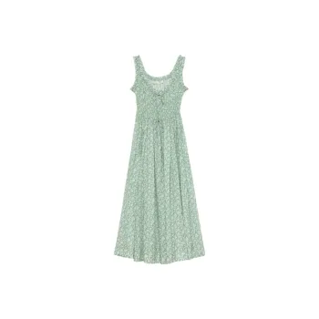 DOEN EMMARETTA DRESS Sleeveless Dress Women's Green Floral