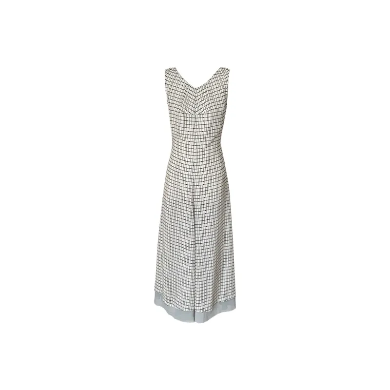 PAZZO Sleeveless Dresses Women's Plaid-0