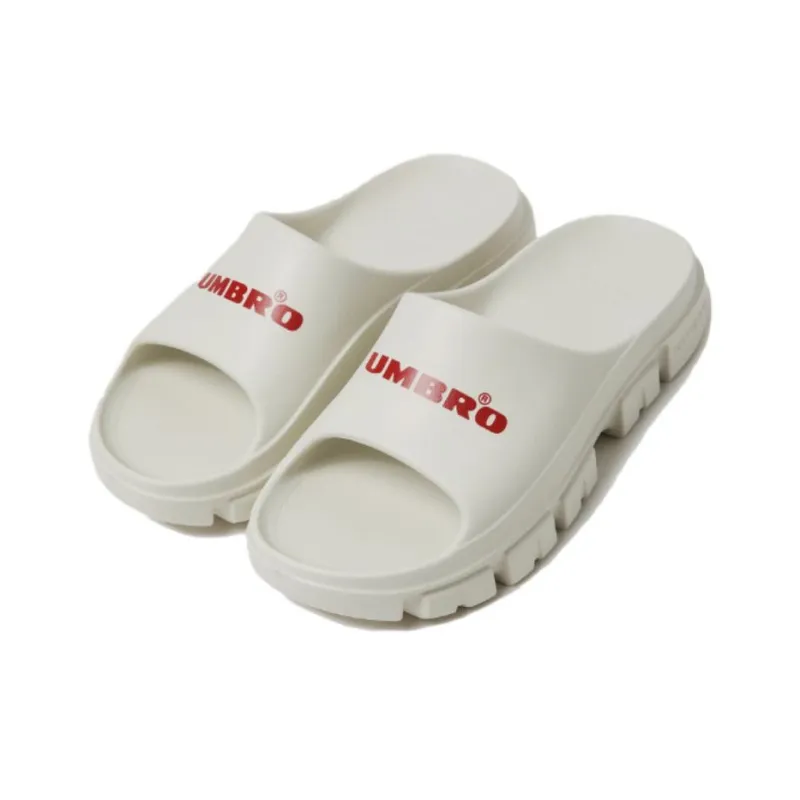 Umbro TOPI SD Slip Resistant Abrasion Resistant Slide Slippers Unisex White-1