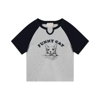 CCAABB Raglan Sleeve T Shirt Women's