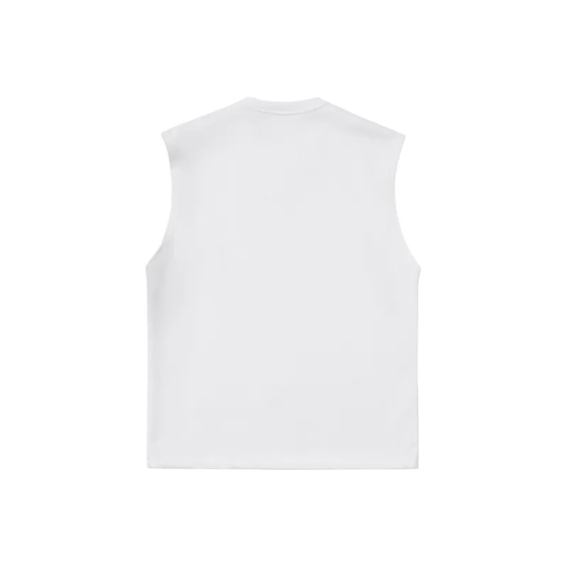 DUATOGE Tank Tops Men White -2