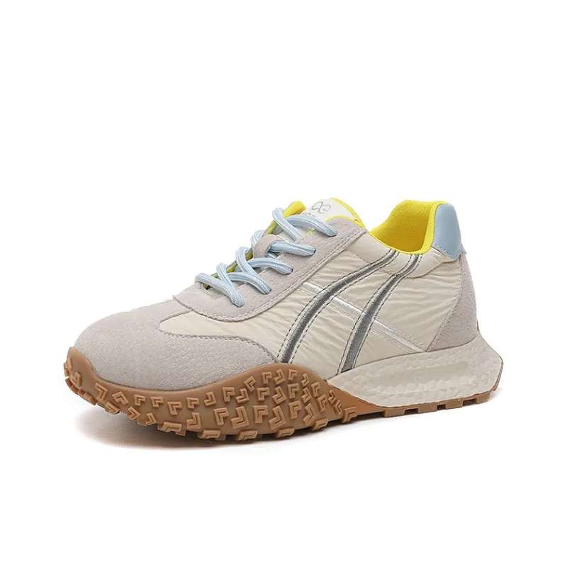 LINGPAO Slip Resistant Lightweight Height Increasing Low Top Casual Shoes Women's-1