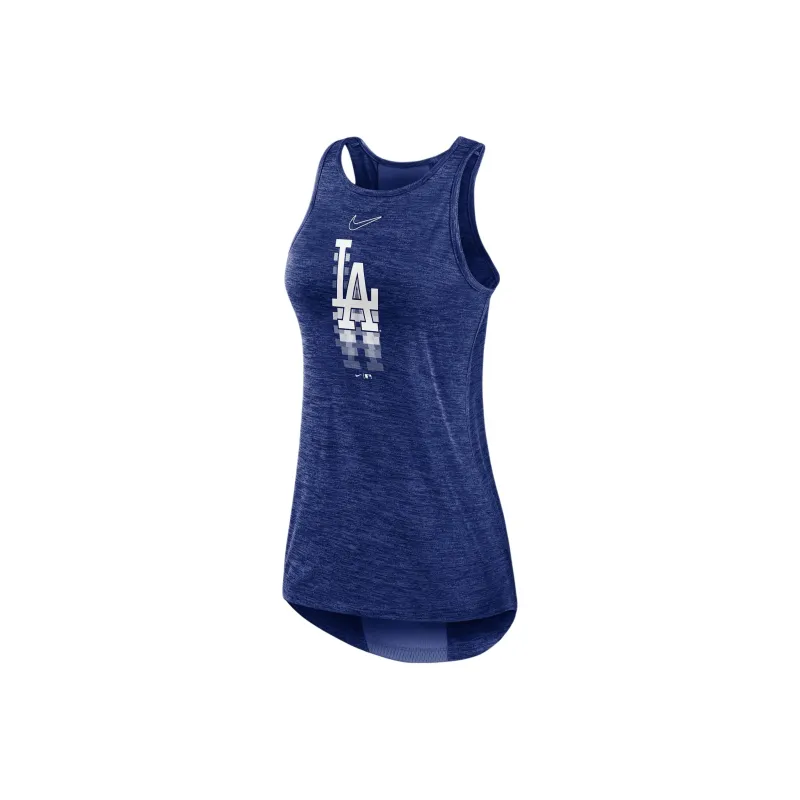 Nike Dri-FIT Logo Fade MLB Los Angeles Dodgers Sport Vests Women's Blue-0
