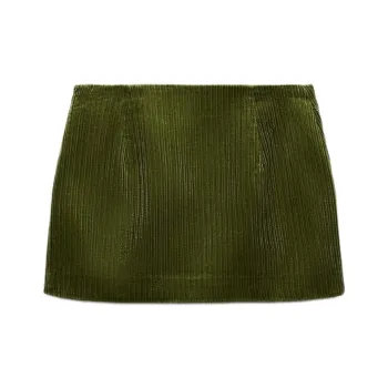 ZARA Casual Short Skirts Women's Medium Green