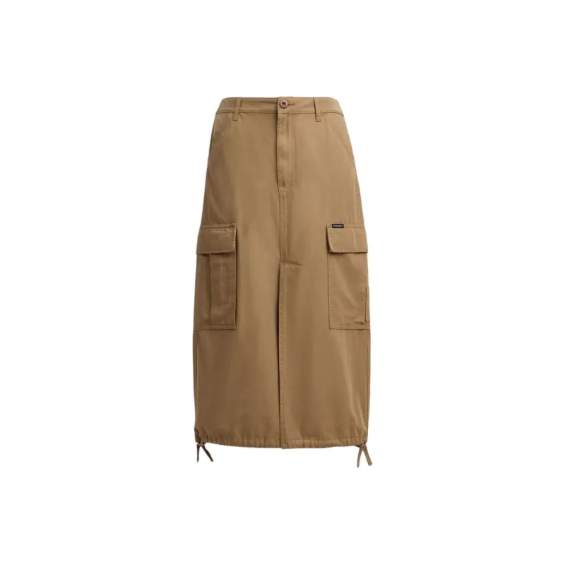 COACH SS24 Casual Long Skirt Women's Khaki-0