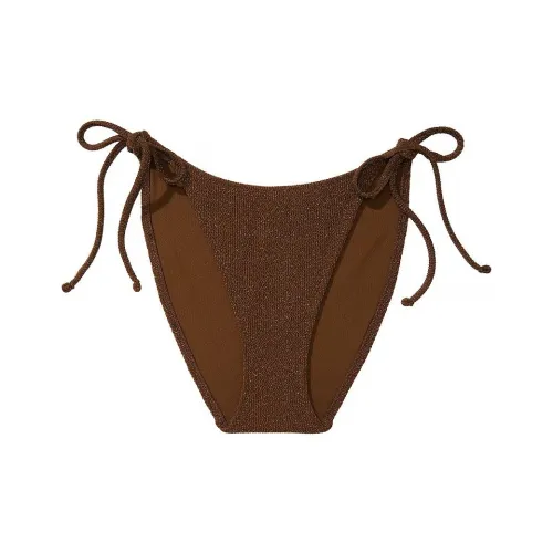 Victoria's Secret PINK STRING BIKINI BOTTOM / Ganache Swimming Shorts Women's Gantcher