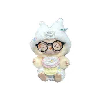 [Dress Up Doll] POP MART THEMONSTERS Sweet Baby, Sweet And Tender Hang Tag Box Labubu Vinyl Sitting Party, 13cm Height