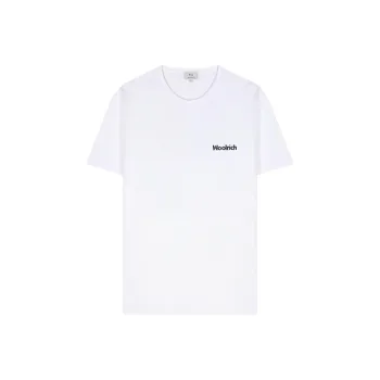 WOOLRICH Logo Detailed Crewneck T Shirt