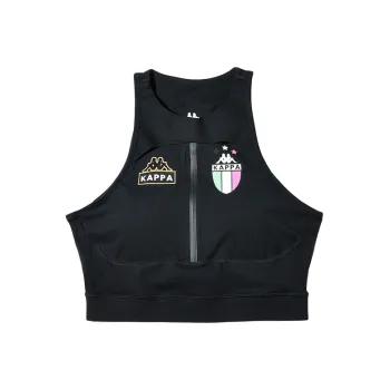 Kappa Sport Vests Women's Black Neon Orange Yellow