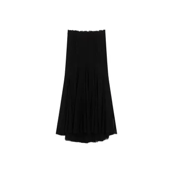 Ouyang Casual Long Skirt Women's Black