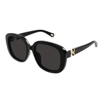 Chloe Acetate Square Sunglasses Unisex Black