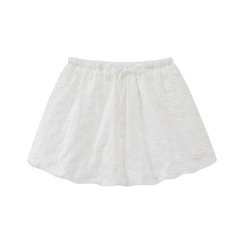 MTHE Casual Short Skirts Women's White-0