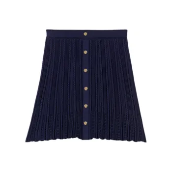 Maje Cable knit Mini Skirt