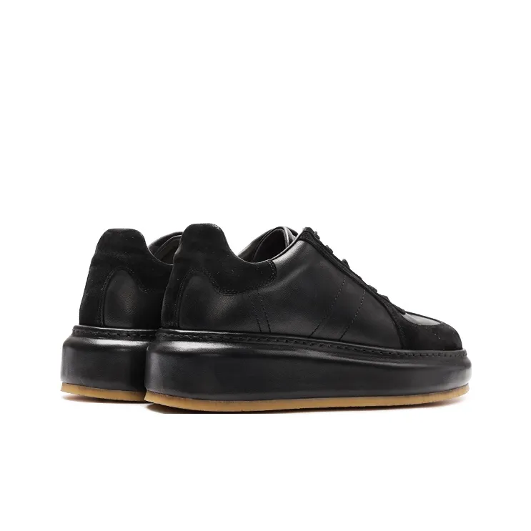 Viplander Low Top Skateboard Shoes Men's Black-3