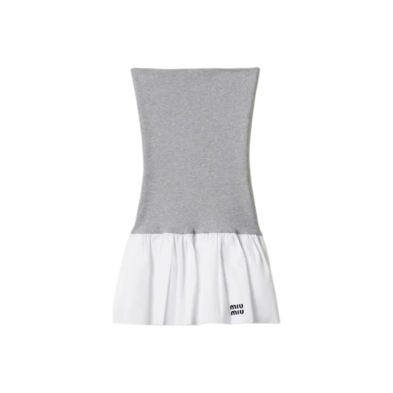MIU MIU SS25 Sleeveless Dress Women's Multicolor-0
