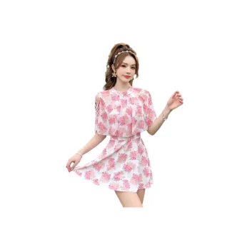 Youyou One Piece Swimsuits Women's Pink