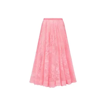 DIOR Casual Long Skirts Women's Pink