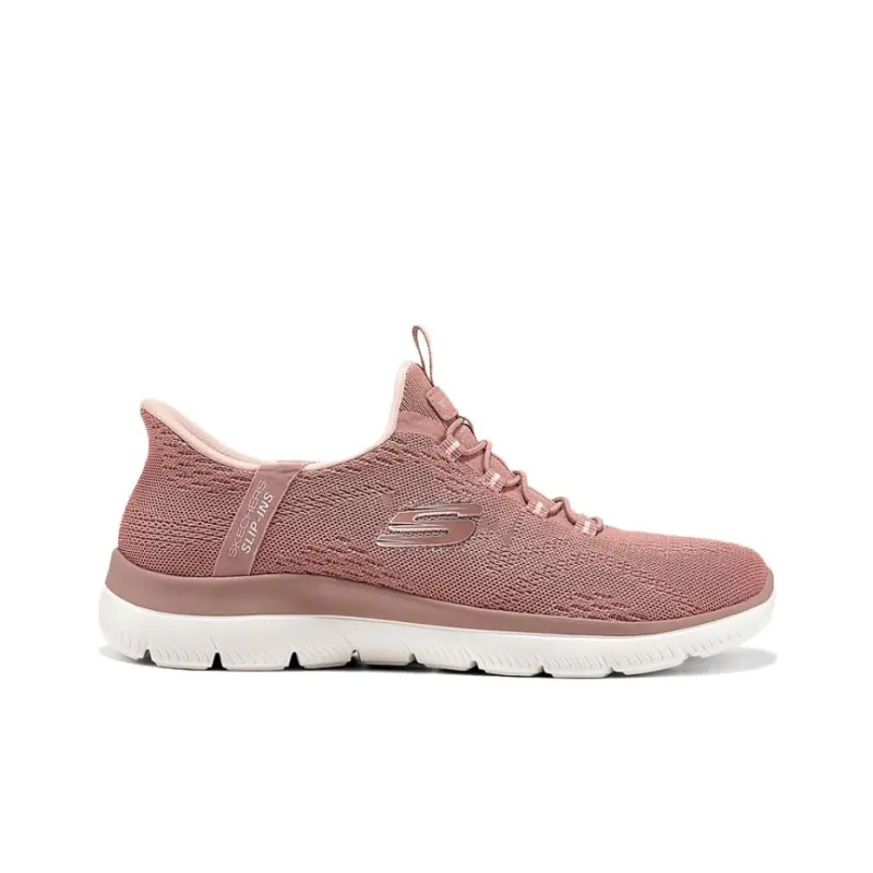 Skechers SPORT WOMENS Anti Slip Wear Resistant Low Top Casual Shoes Women's Reddish Umber-1