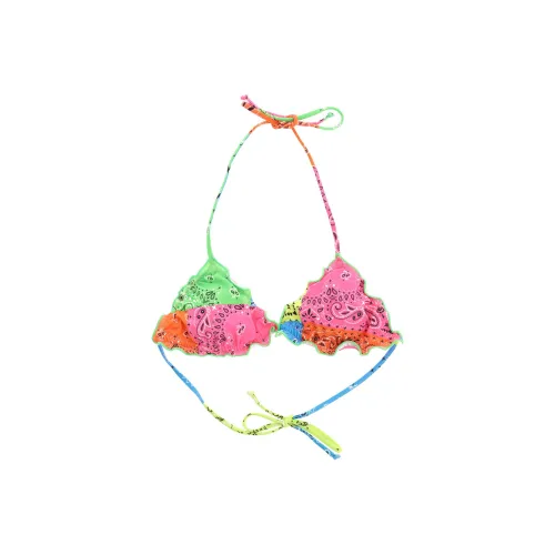 MC2 SAINT BARTHELEMY Bikini Womens Blue Pink Bikinis Women's Multicolor