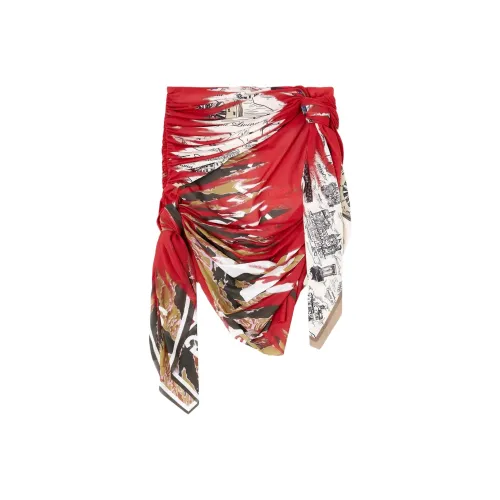 DIESEL Casual Short Skirts Women's Red