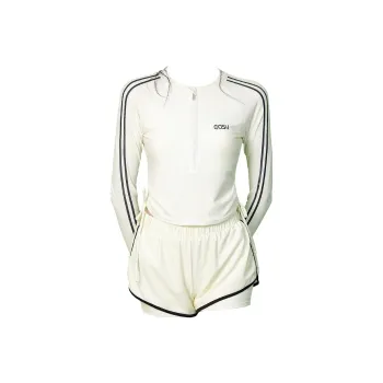 Hao Zhilang Two Piece Swimsuits Women's Beige