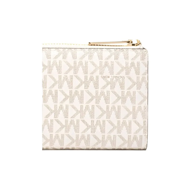 MICHAEL KORS MICHAEL KORS Handbag Collection Jet Set Travel Canvas Clutch Wallet Women's Vanilla White-4