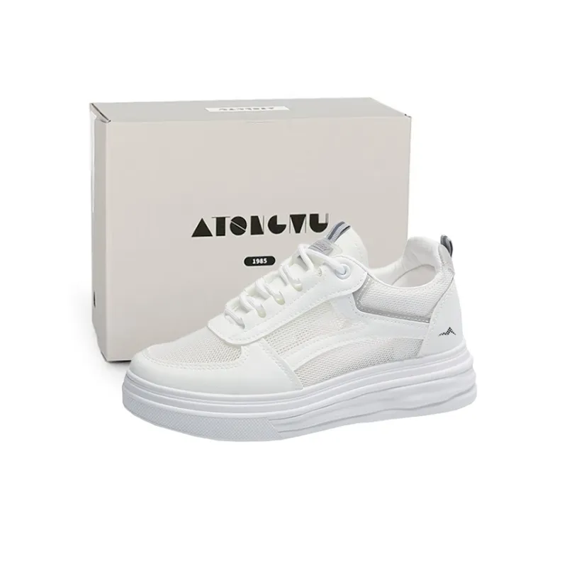 ATONGMU Cushioning, Slip Resistant, Abrasion Resistant, Balance, Breathable Low Top Casual Shoes Women's-1
