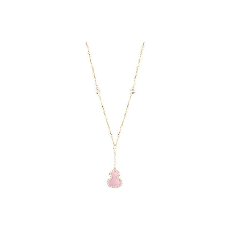 Qeelin Wulu Karat Gold Necklaces Women's Pink-0
