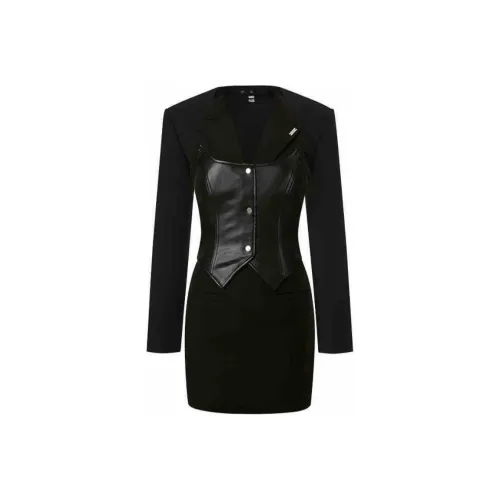 IAMCPLUS Skirt Set Women's Black