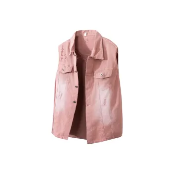 TONYBEAR Vests Men Pink