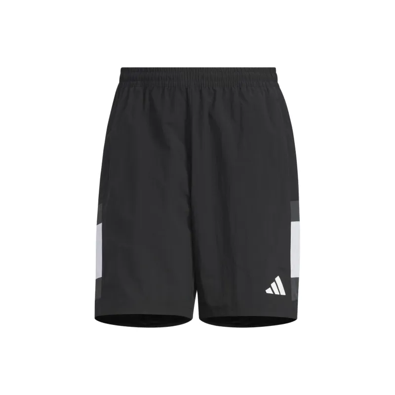 Adidas Warding3 Stripes SS25 Casual Shorts Men's Black-0