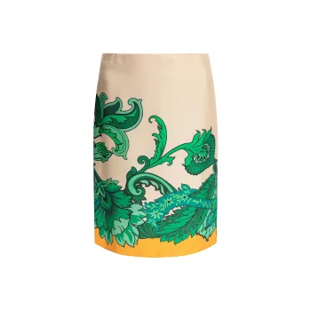 ETRO Silk Midi Skirt