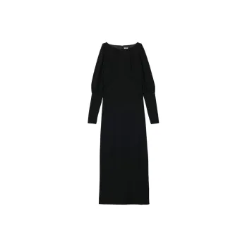INES DE LA FRESSANGE Long Sleeved Dress Women's Black