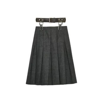 PRADA SS25 Spring Summer Women's Apparel Collection Casual Short Skirts Women's Gray