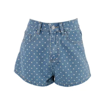 CLOUD SEASON Denim Shorts Women's Blue