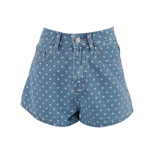 CLOUD SEASON Denim Shorts Women's Blue