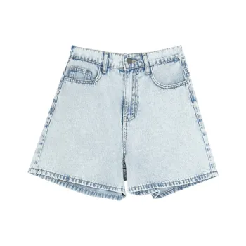 SETIROM Denim Shorts Women's Light Blue