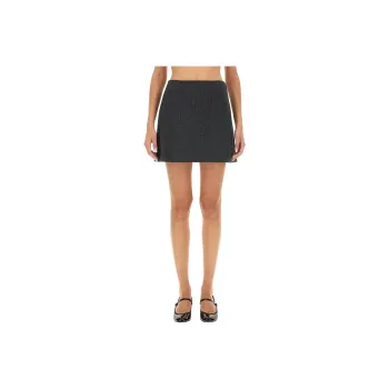 THEORY Tweed High Waist Mini Skirt