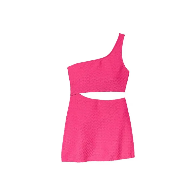 Victoria's Secret PINK The Cut-Out Swim Dress / Pink One-piece Swimsuit Women's Pink-0