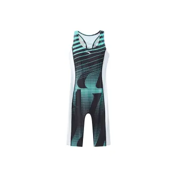 Anta One piece Swimsuit Women's Basic Black/Square Green/Pure White