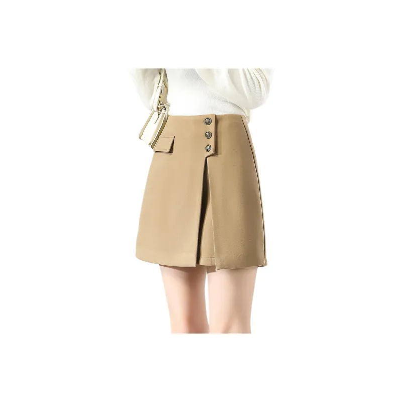 Beautiful Wardrobe Casual Short Skirts Women's Black-0