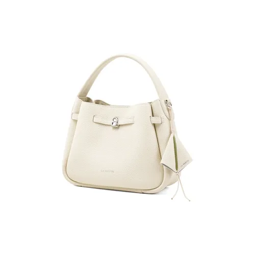 LA FESTIN Top Grain Cow Leather Basket Bag Handbag Medium Size Women's Multicolor