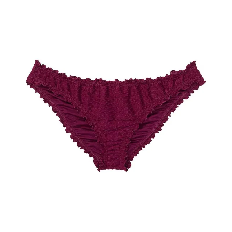 Victoria's Secret PINK Mix & Match Ruffle Cheeky Bikini Bottom/Pink Swimming Shorts Women's Pink-0