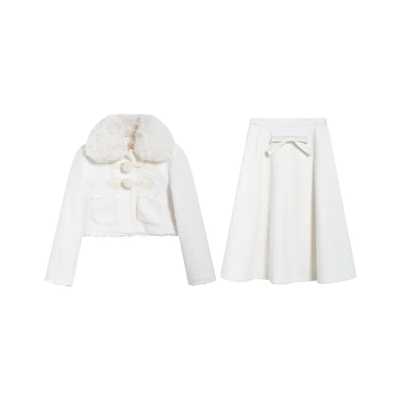FLIM Skirt Set Women's Milk White-0