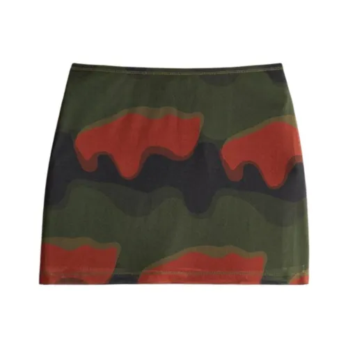 COACH Casual Short Skirts Women's Green