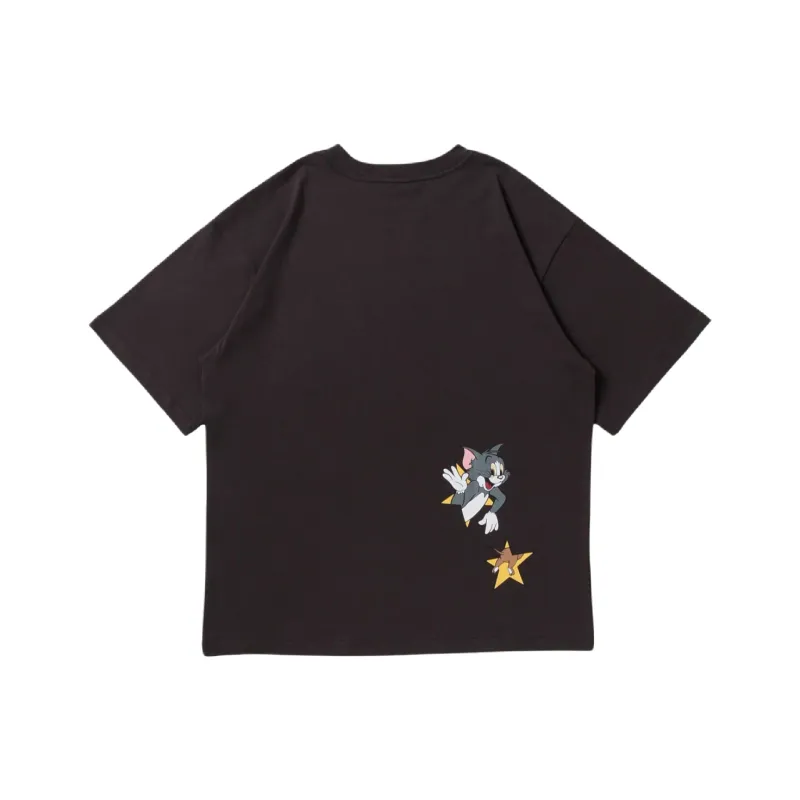 Tom And Jerry X Converse T Shirts Unisex Black-1