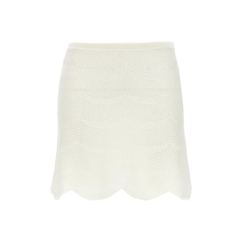 TOM FORD Crochet Mini Skirt-0