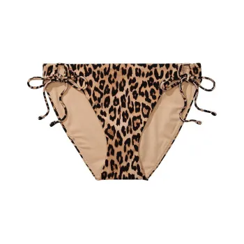 Victoria's Secret Mix & Match Side-Tie Bikini Bottom / L Swimming Shorts Women's Leopard Print