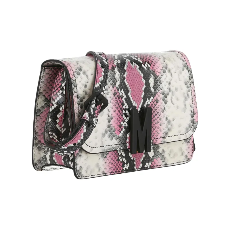 MOSCHINO Calfskin Crossbody Bag Shoulder Bag Women's Light Purple-1