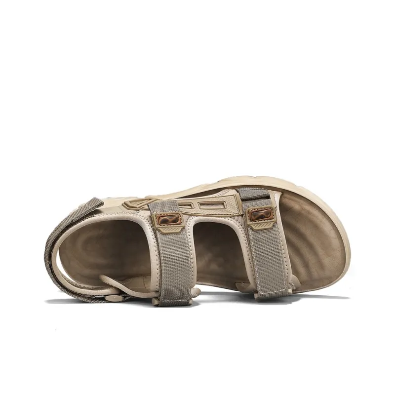 NMR Beach Sandals Men Sand/Black/Army Green-2